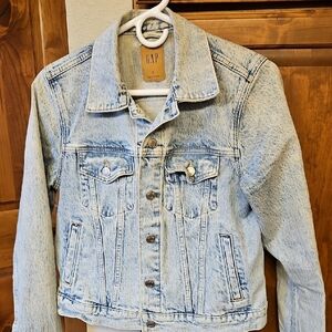 GAP Light Blue Acid Wash Denim Jacket